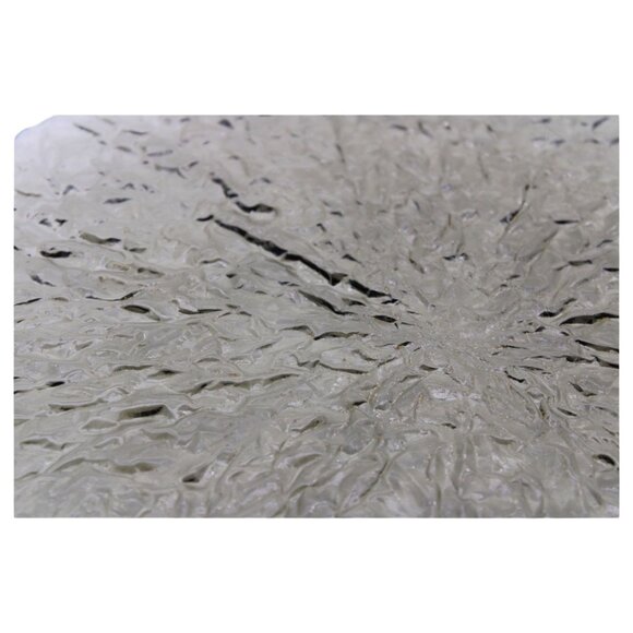 Hand‑Crafted Japanese Smoke Glass Textured Charger Plate Decorative Round Platte - Picture 4 of 11